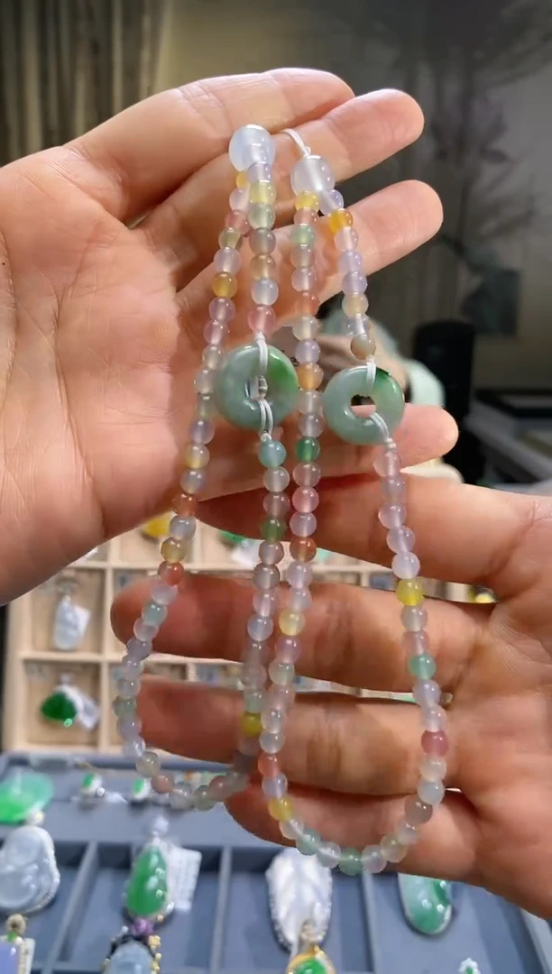 翡翠未镶嵌吊坠(不含链)手机挂