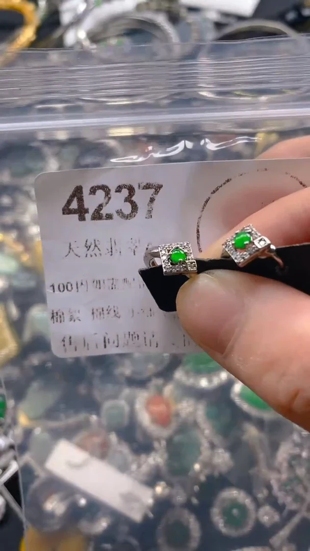 翡翠未镶嵌吊坠(不含链)4237