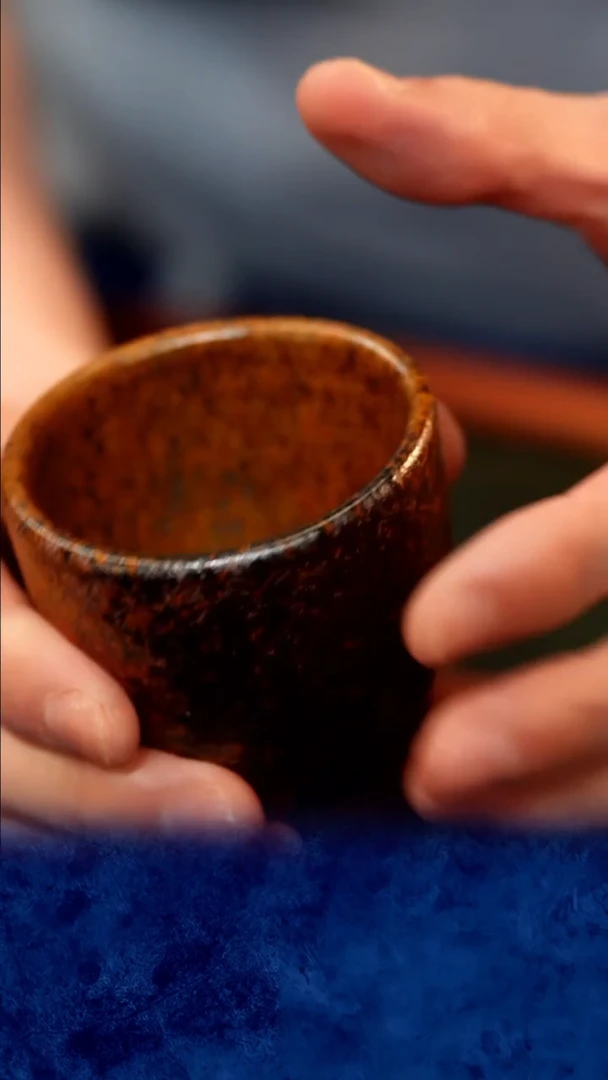 紫砂 宜兴紫砂 柴烧小杯