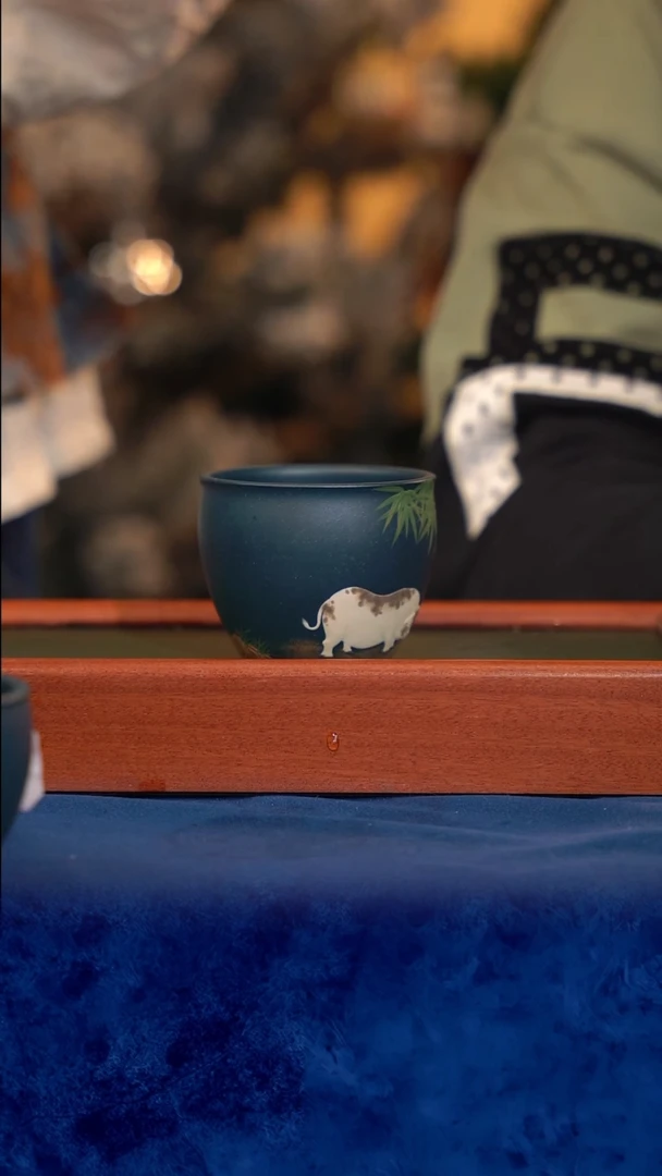 紫砂  宜兴紫砂 TZ （珍）福猪/一厂墨绿