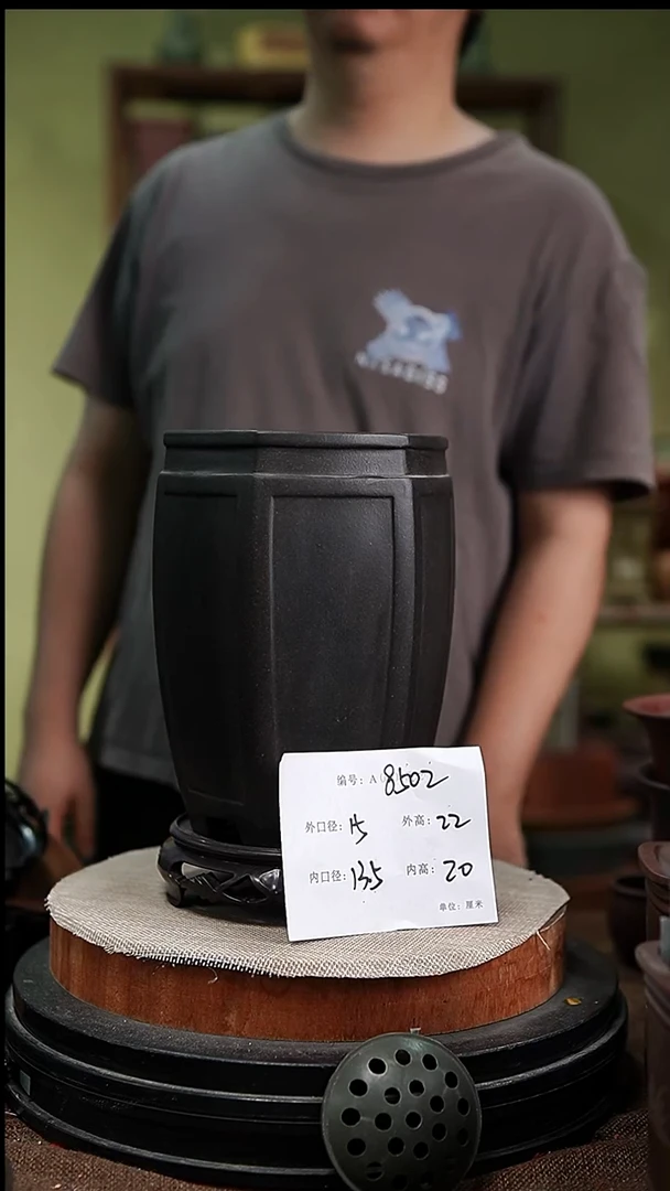 紫砂花盆紫砂花盆8502+s