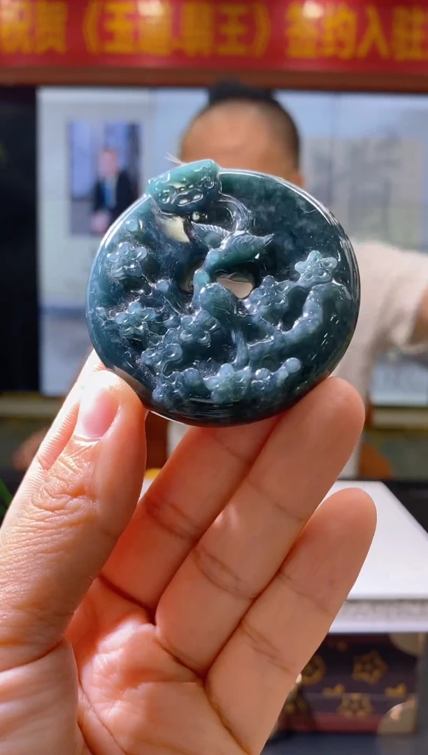 定制翡翠未镶嵌翡翠吊坠XM-FW-20