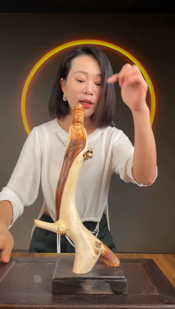 柏木（崖柏）手工摆件,先抢先得! 编号:61