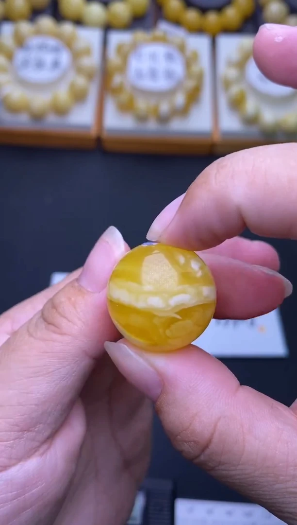 裸石琥珀未镶嵌大小姐珠宝严选59