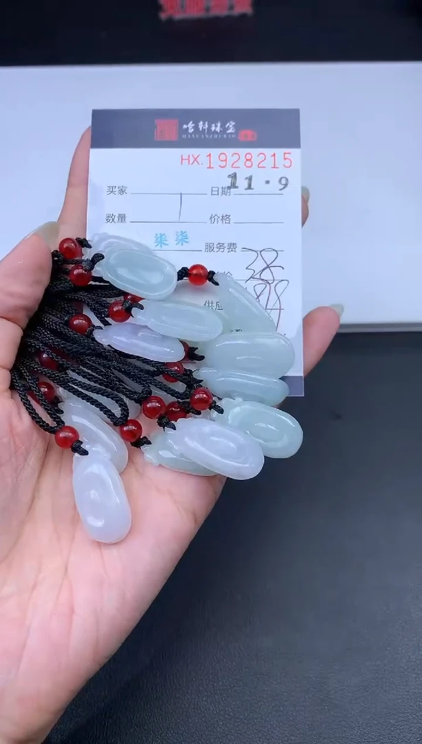 未镶嵌挂件翡翠哈轩 挂件1（多样性发其一）