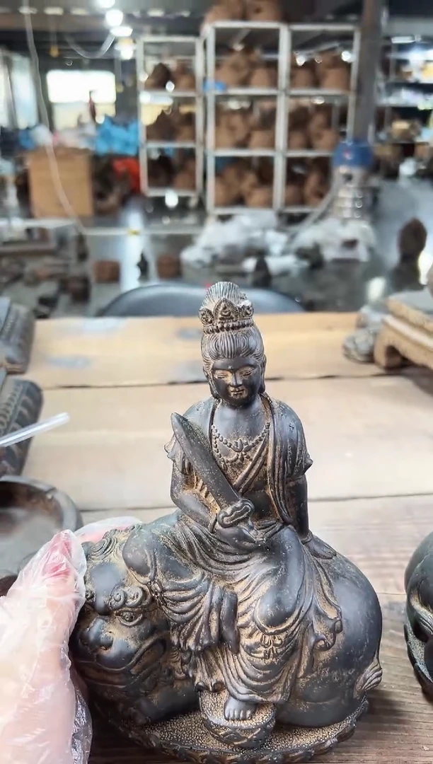 陶土【火山泥】文殊菩萨