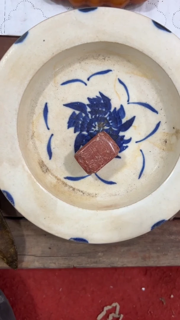 瓷片手工手绘瓷器