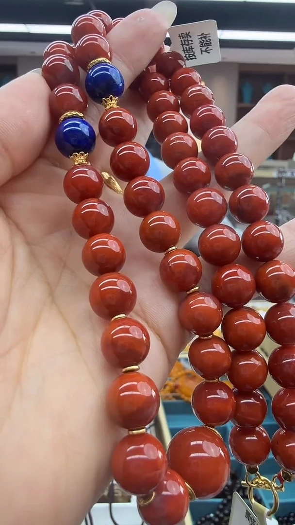 颈饰未镶嵌南红玛瑙260秒拍号 假一罚三