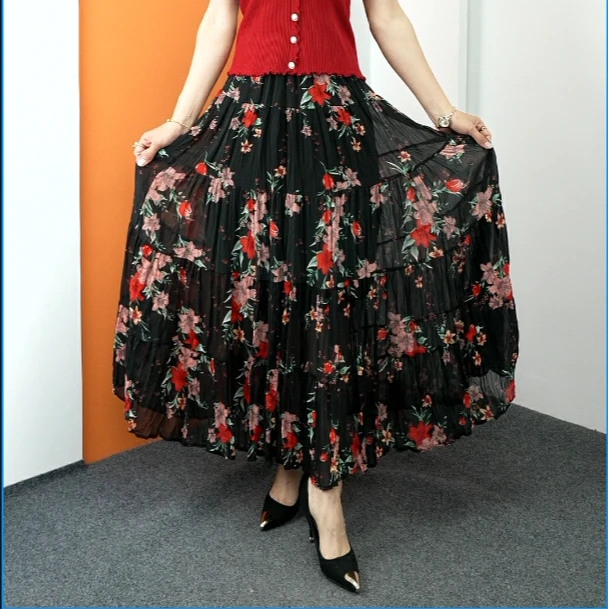 时尚印花女士半身裙5