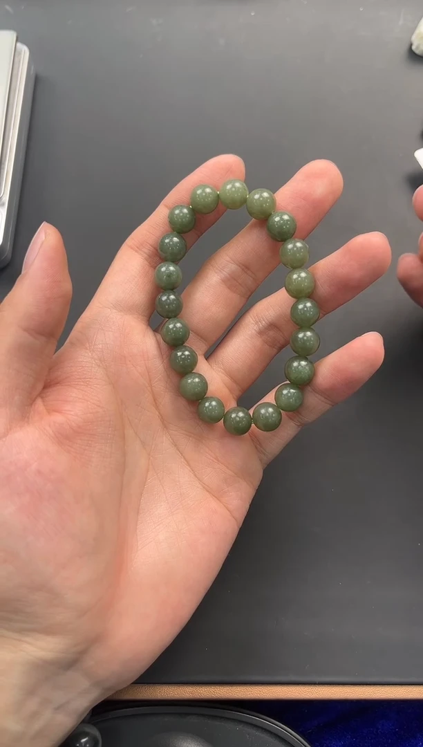 未镶嵌手串和田玉福利若羌青黄口手串卡10微色差