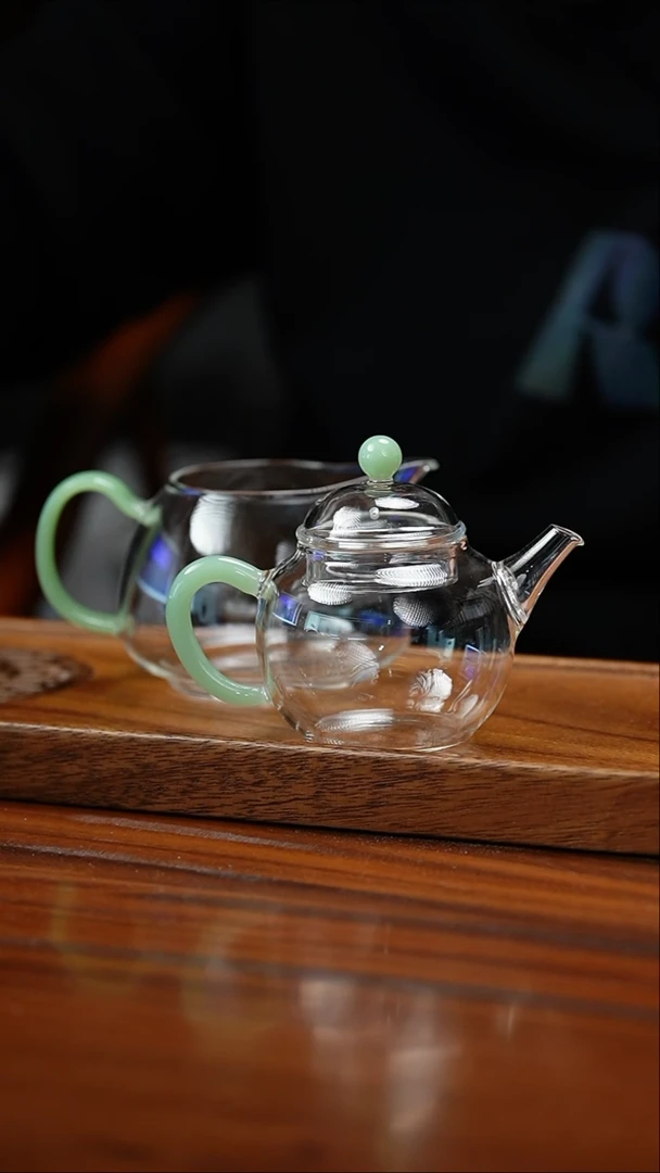 【闪购商品】品德坊禅韵泡茶壶青钰+明信唐102浅钰