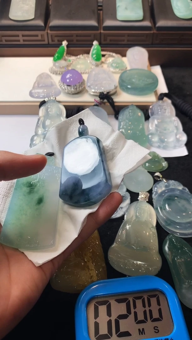 未镶嵌定制翡翠Y*4043毛货不退不换