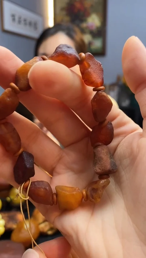 手串琥珀未镶嵌手串