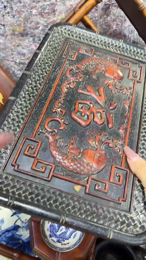 木忆沐铜茶具茶架1