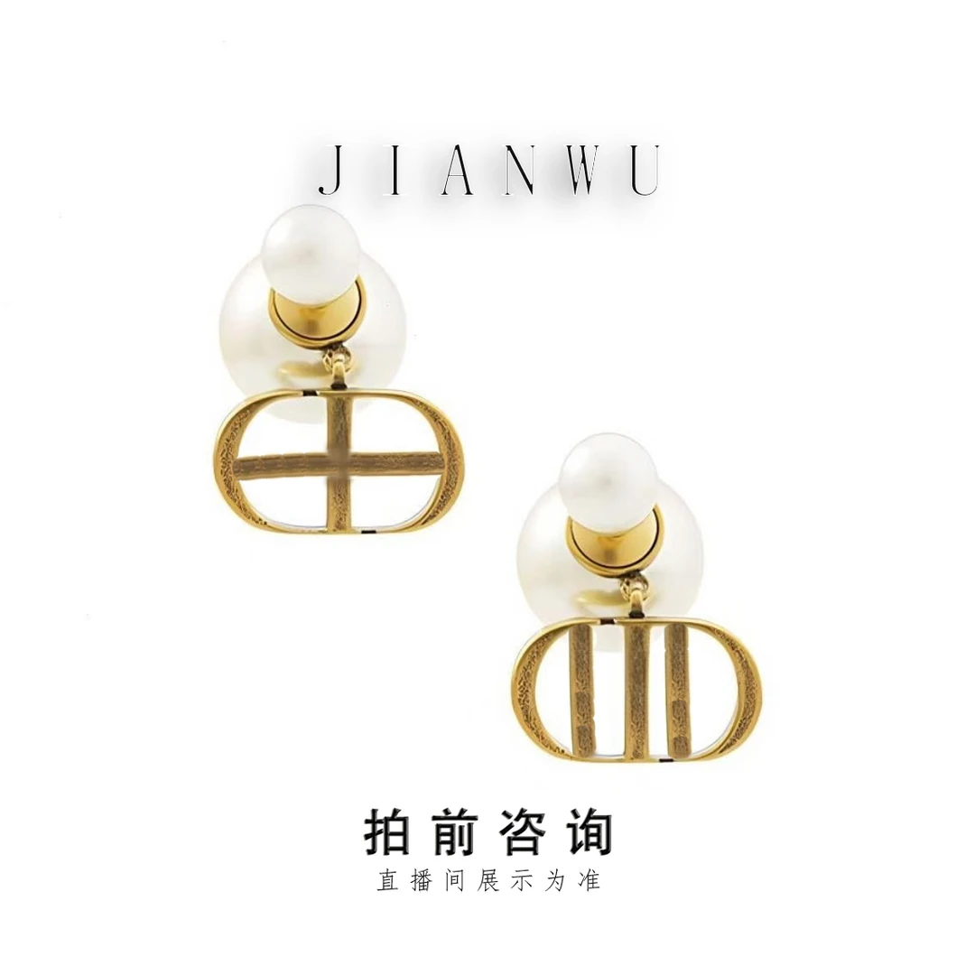 合金耳饰 百搭轻奢D经典光面猪鼻耳饰