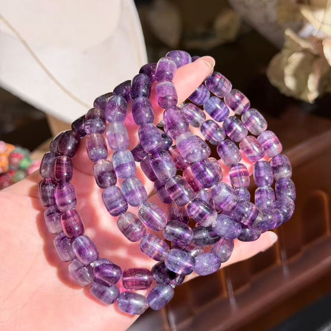 Y56天然萤石手串 多样性发其一