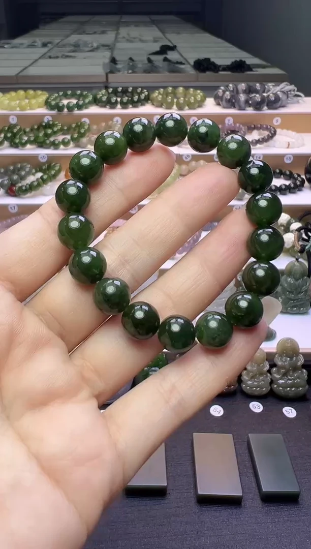 未镶嵌手串和田玉129号链接卡10mm