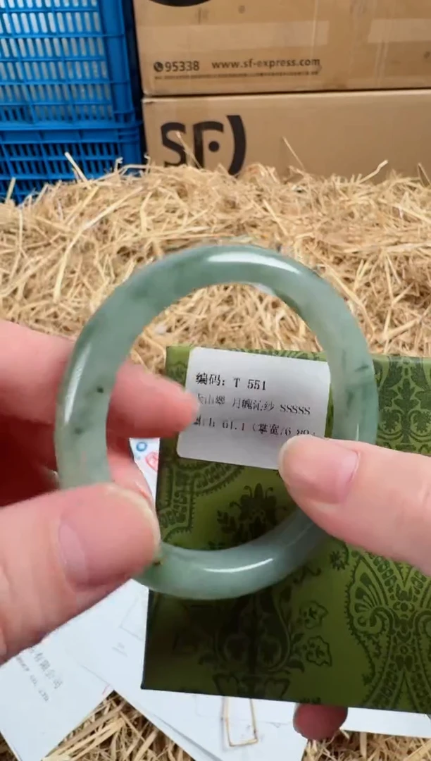 未镶嵌手镯石英质玉T-551