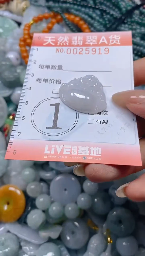 翡翠未镶嵌颈饰闪购0025919