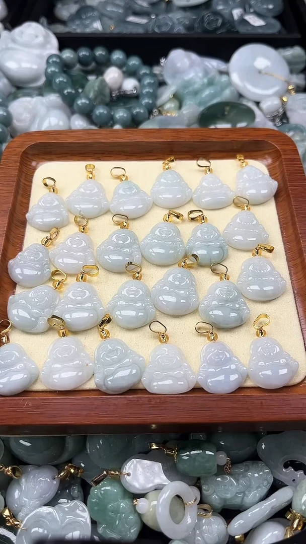 【闪购商品】翡翠颈饰未镶嵌缅甸A货翡翠09.9