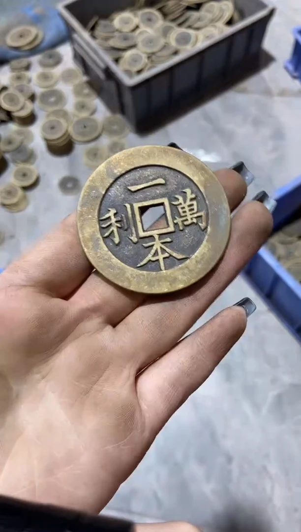 铜当代翻砂工艺品+手把绳