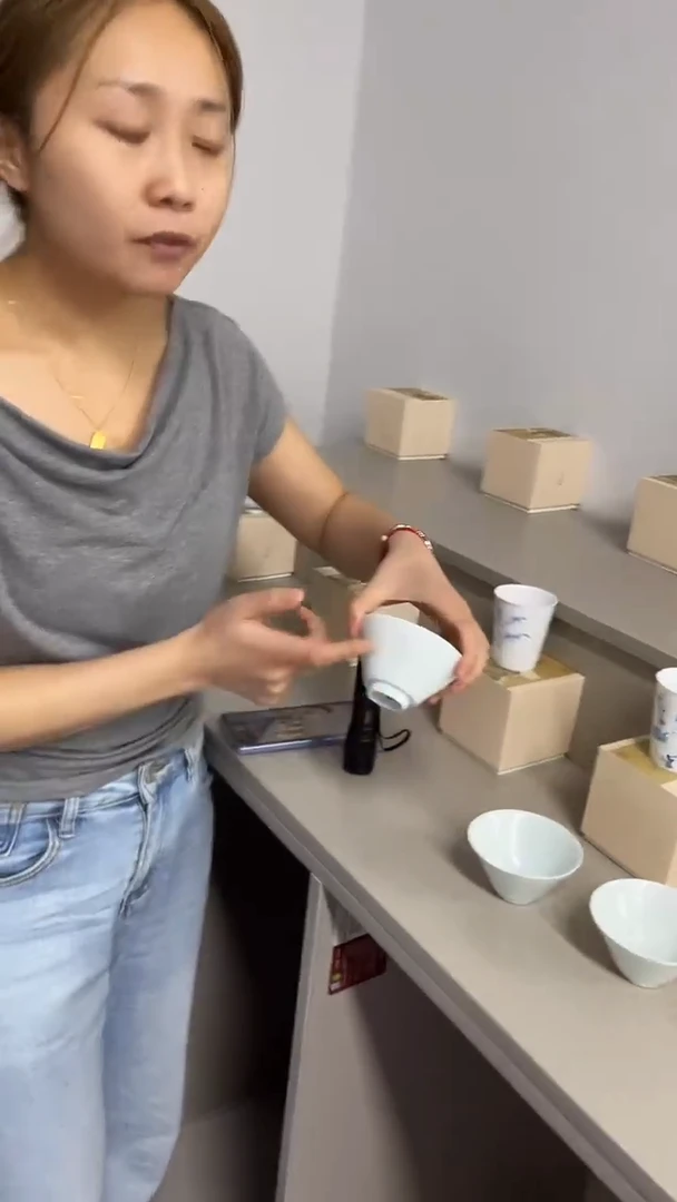 景德镇高温瓷春斗笠