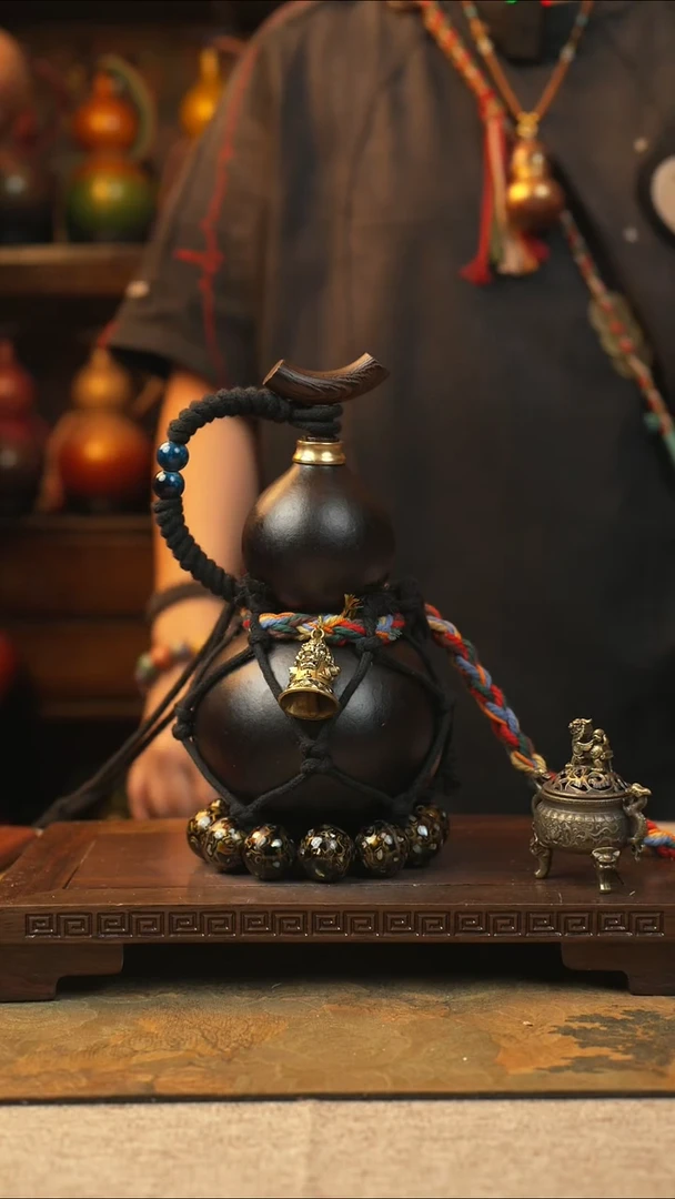 208大漆一物一拍记葫堂出品【不带手串】