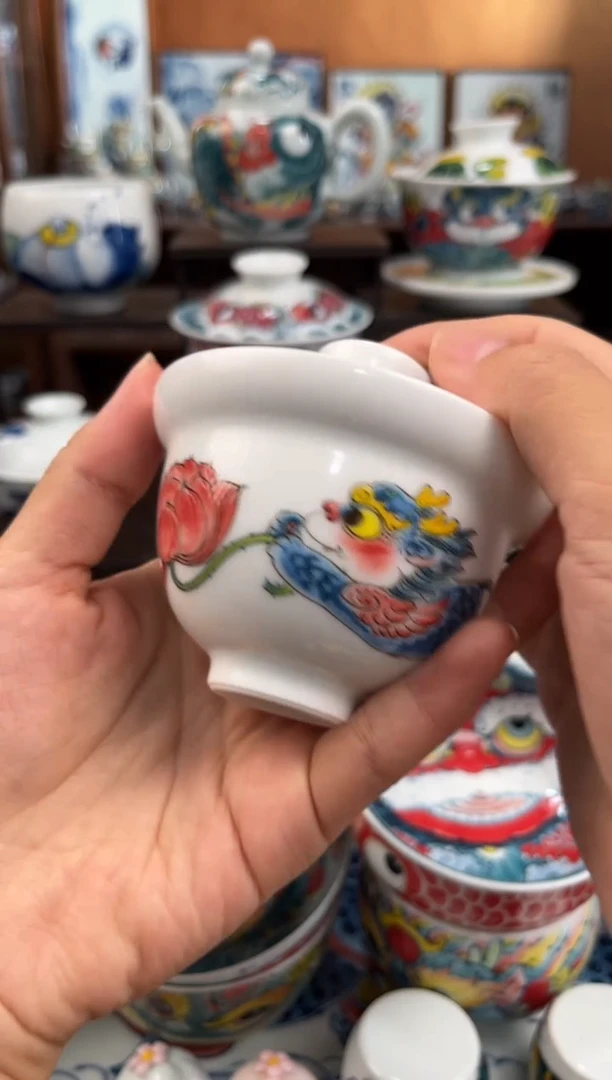 昨明貔貅小盖碗直播间福利价