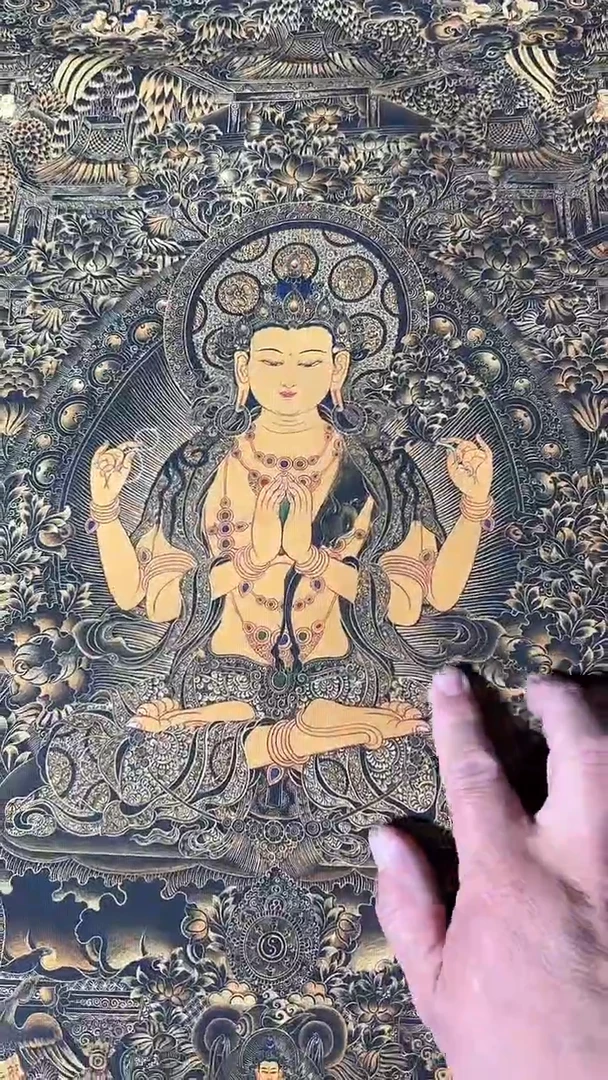 卷轴画藏式珍藏彩绘艺术馆140