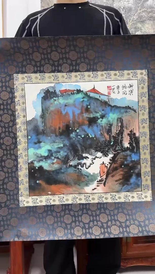 国画赵一农-国画山水1平尺