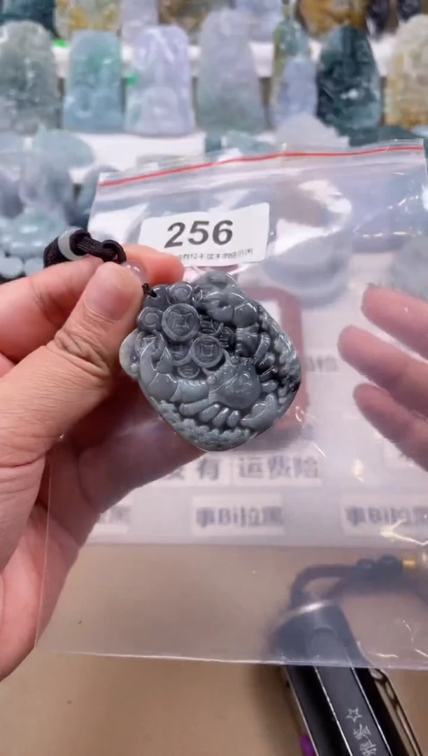 【闪购商品】翡翠颈饰未镶嵌天然缅甸A货翡翠256