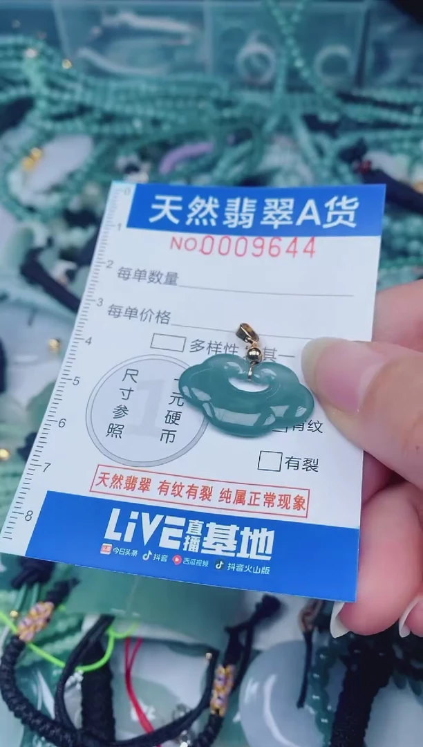 颈饰未镶嵌翡翠00009644