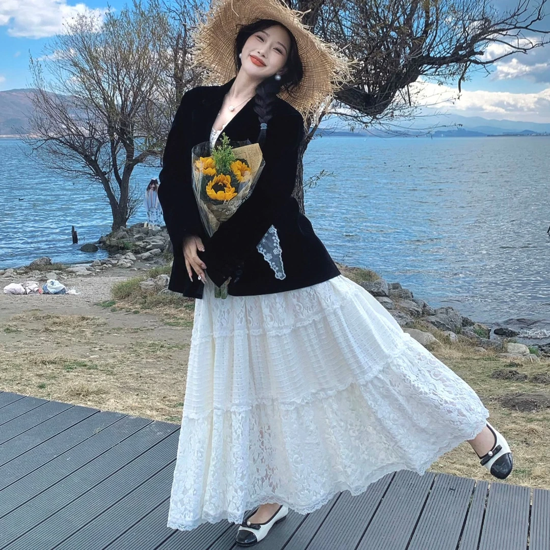 陈六六CHENLIULIU【春日仙仙裙】芭蕾风仙女蛋糕裙