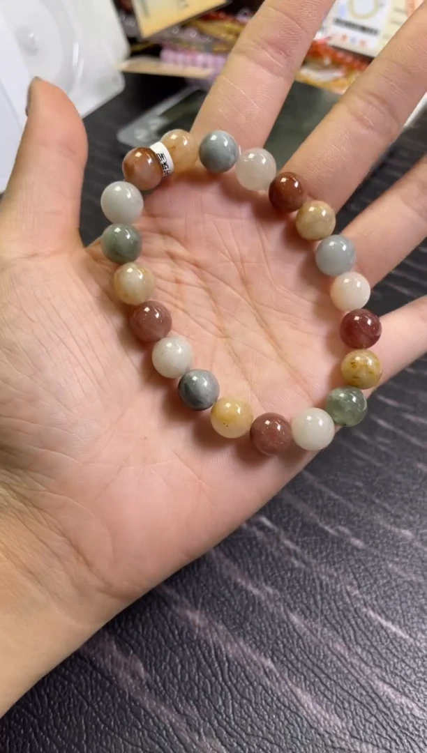 水晶手链未镶嵌10±/x-783【彩兔毛