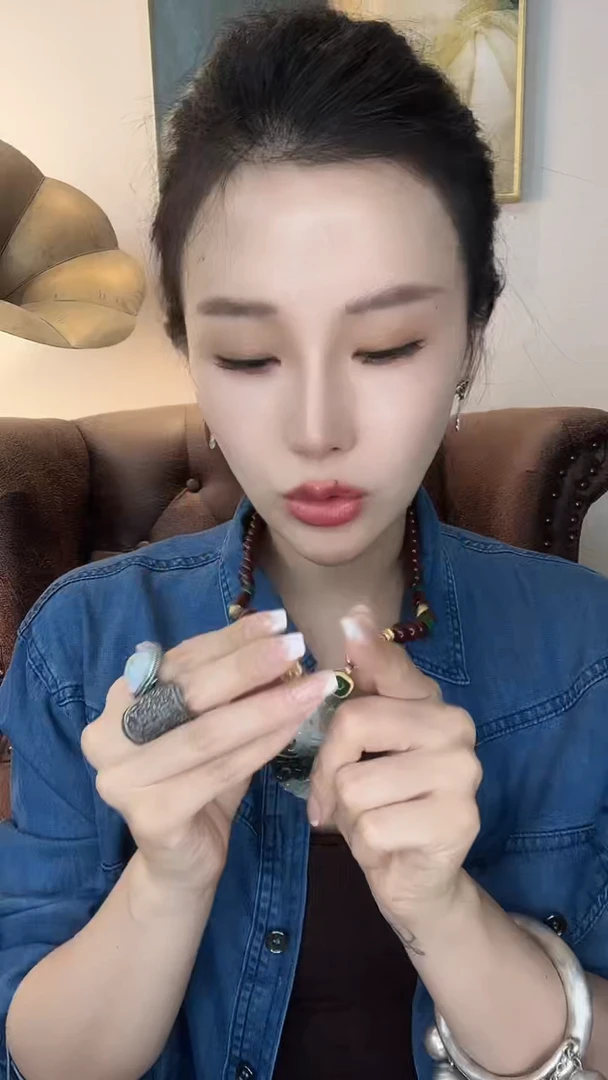 颈饰未镶嵌翡翠风*翡翠E130
