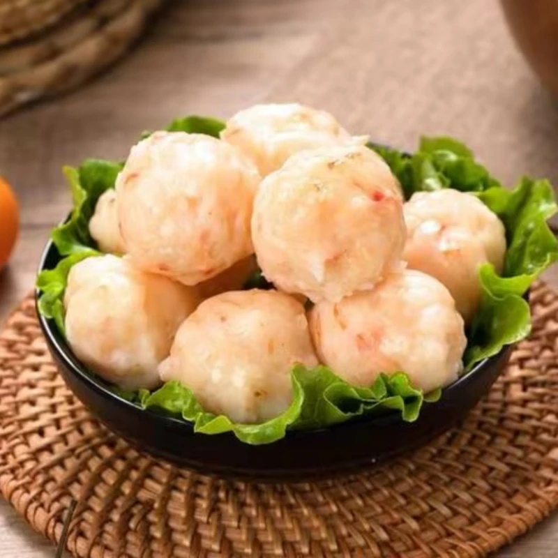 【顺丰冷链发货试吃1包】虾肉高于85%吴川手工虾丸虾球虾滑低脂火锅