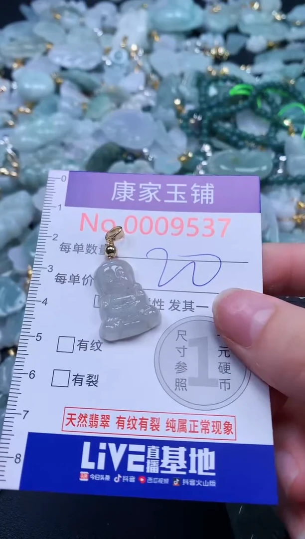 颈饰未镶嵌翡翠9537