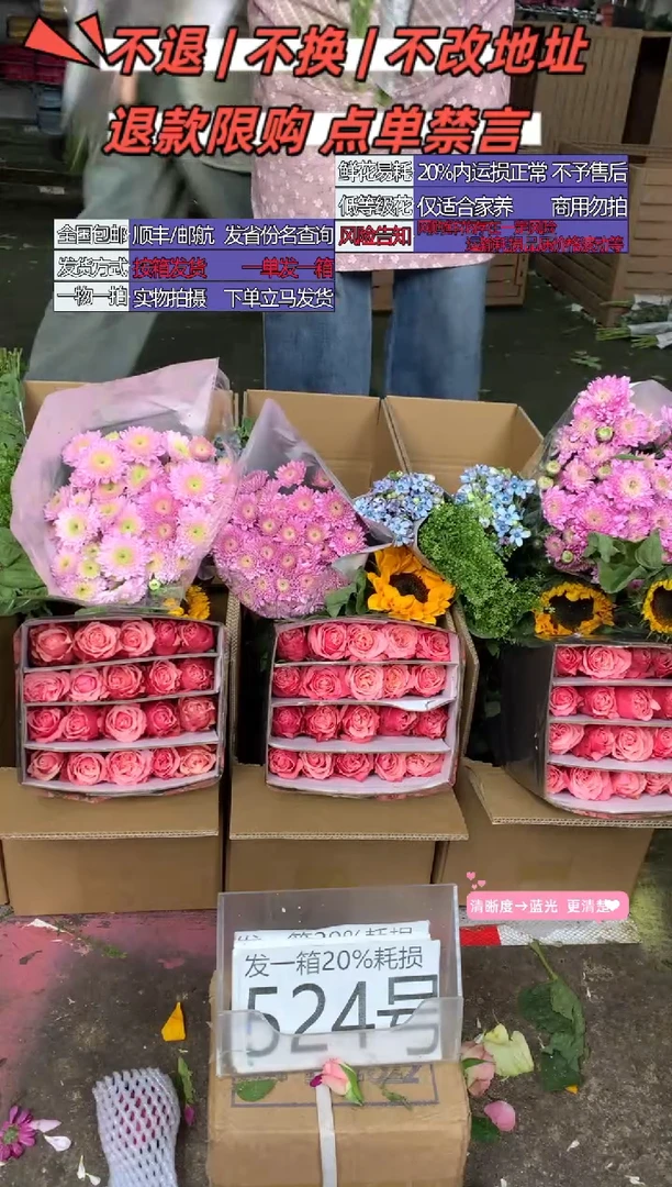 524号♥含20%耗损发一箱