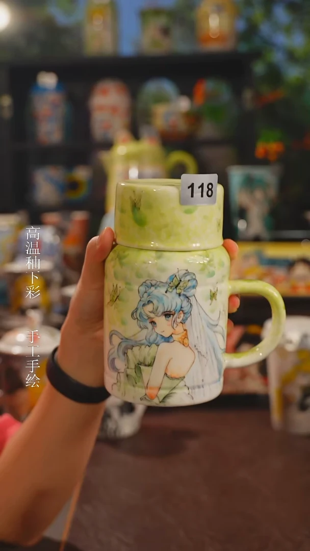 景德镇高温釉下彩纯手工手绘118