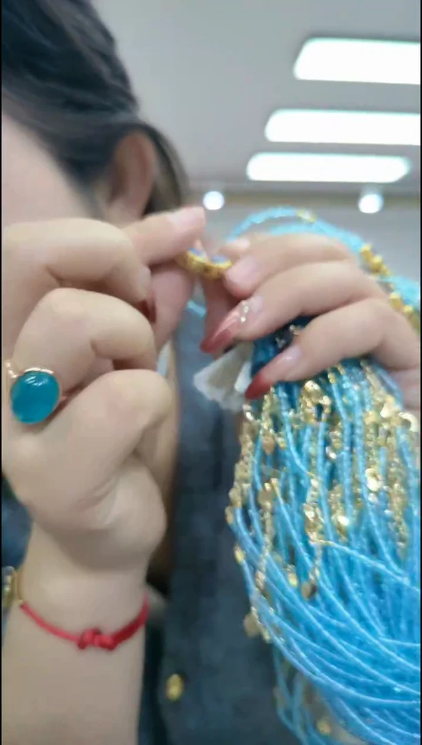 【闪购商品】尖晶石颈饰合金1315蓝尖晶蝴蝶项链