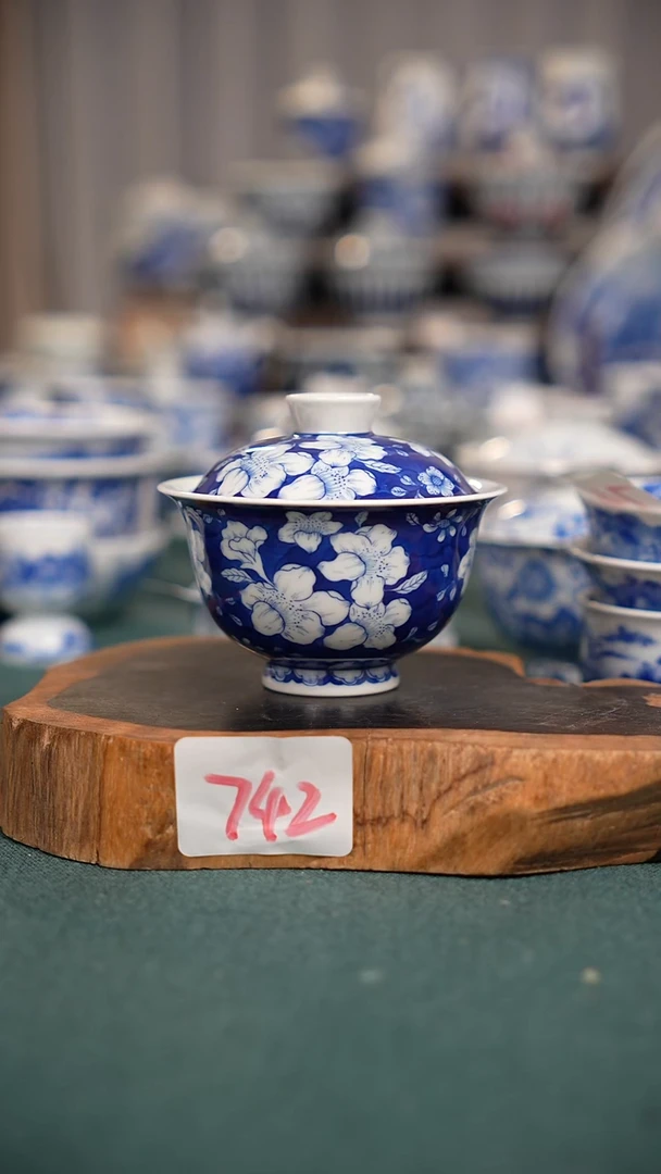 摆件瓷742全手工手绘茶器