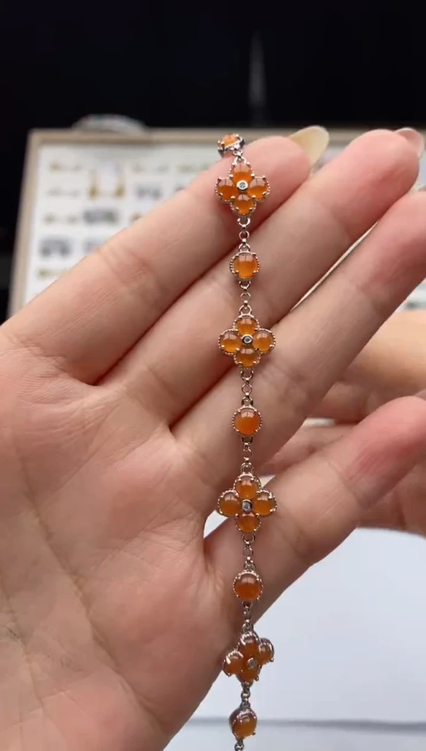 银S925镶嵌戒指翡翠天然A货翡翠