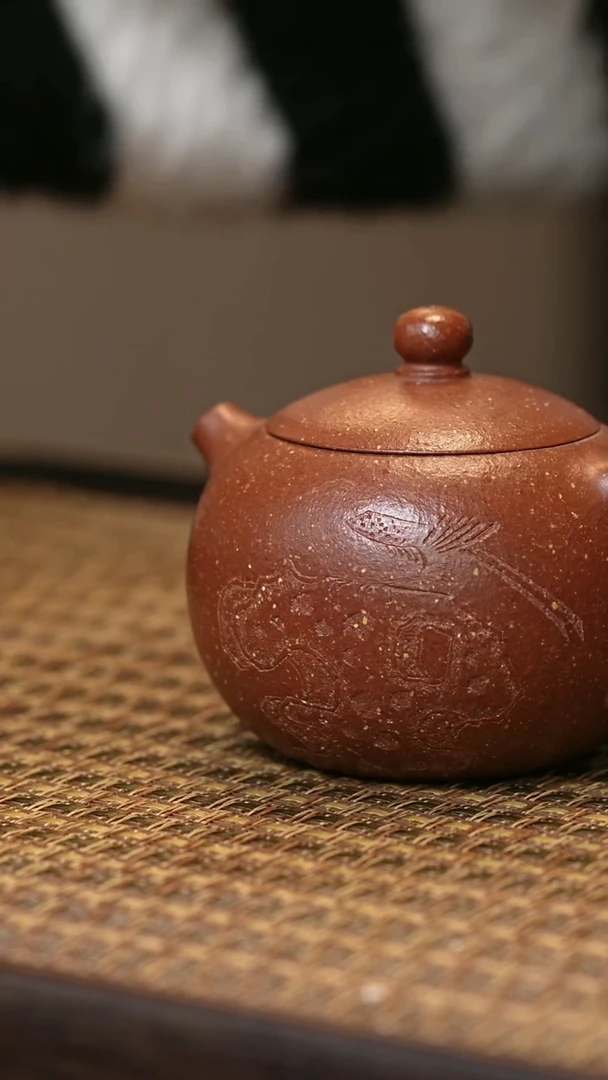 茶壶紫砂绝红降坡 西施