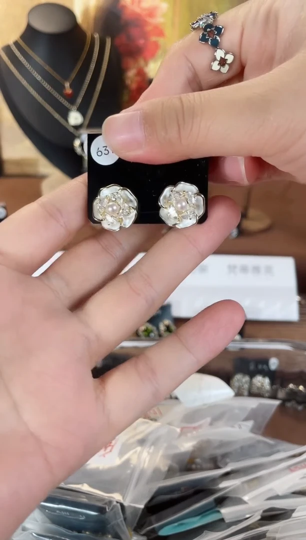 铜合金锆石925银时尚饰品  里631