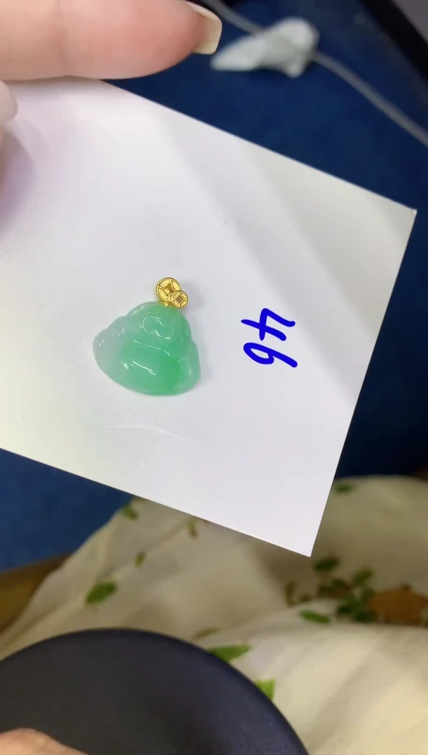 颈饰未镶嵌翡翠缅甸天然翡翠A货
