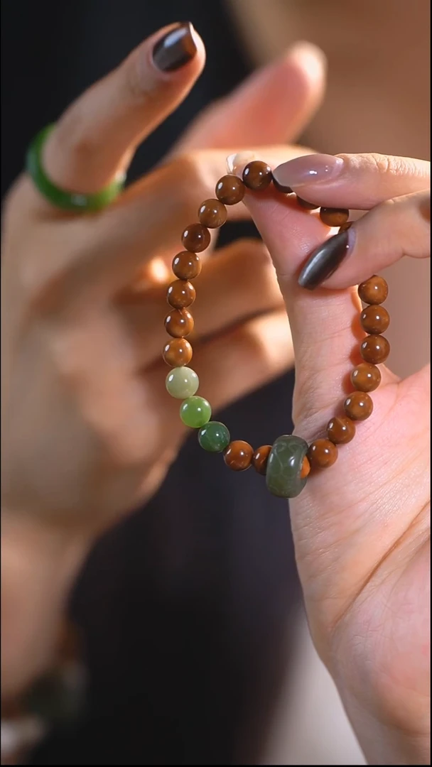 手串库克未镶嵌库克单圈和田跑环