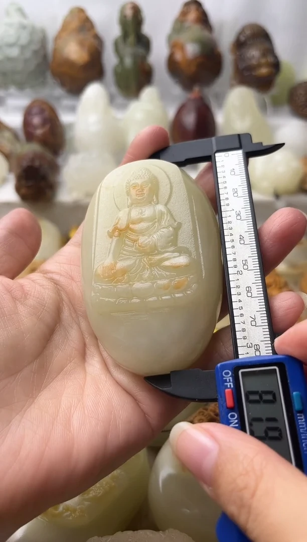 石材方解石棉纹正常不退换大日如来