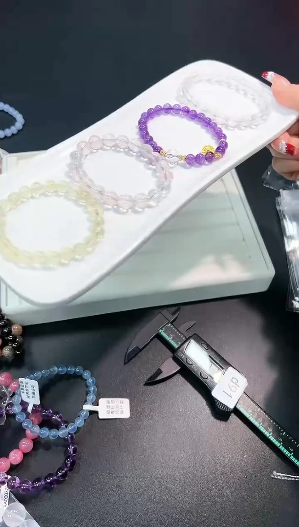 【闪购商品】水晶手串未镶嵌53r多样性发其一/4条默认微瑕