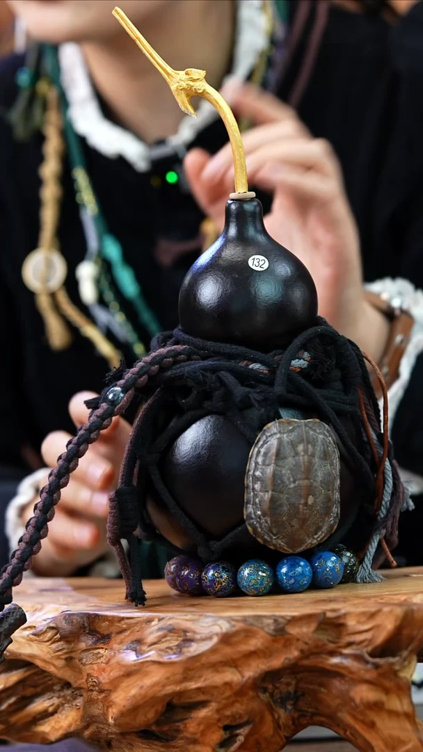 【闪购商品】132—光岳葫天然大漆酒葫芦不含漆珠