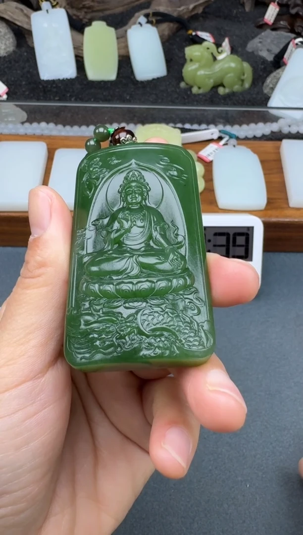 颈饰未镶嵌和田玉2